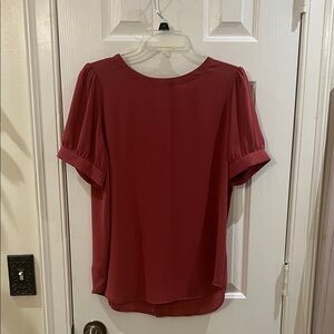 Elegant Pink/Orange Blouse